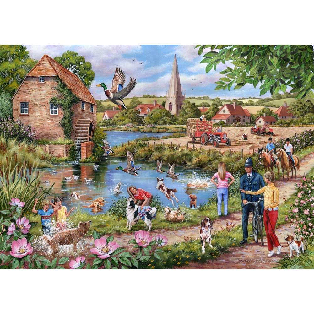 Doggy Paddle Jigsaw - 1000 Pieces