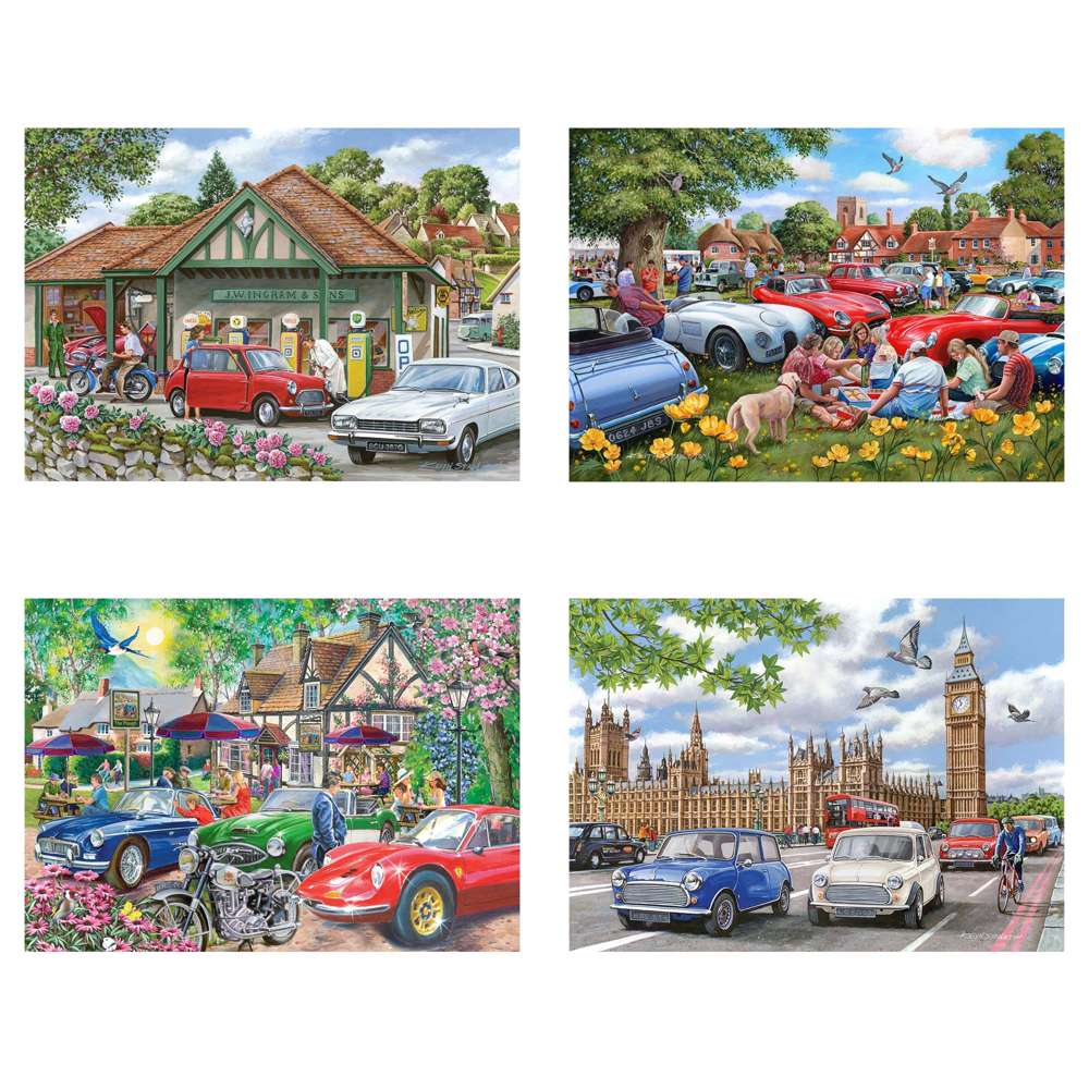 Nice Day For A Drive Jigsaws - 4 x 500 Pieces