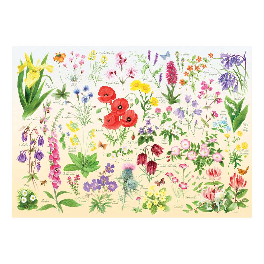 Wildflowers Jigsaw - 1000 Pieces