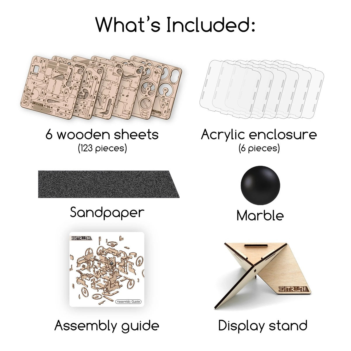 Intrism Mini DIY Marble Maze