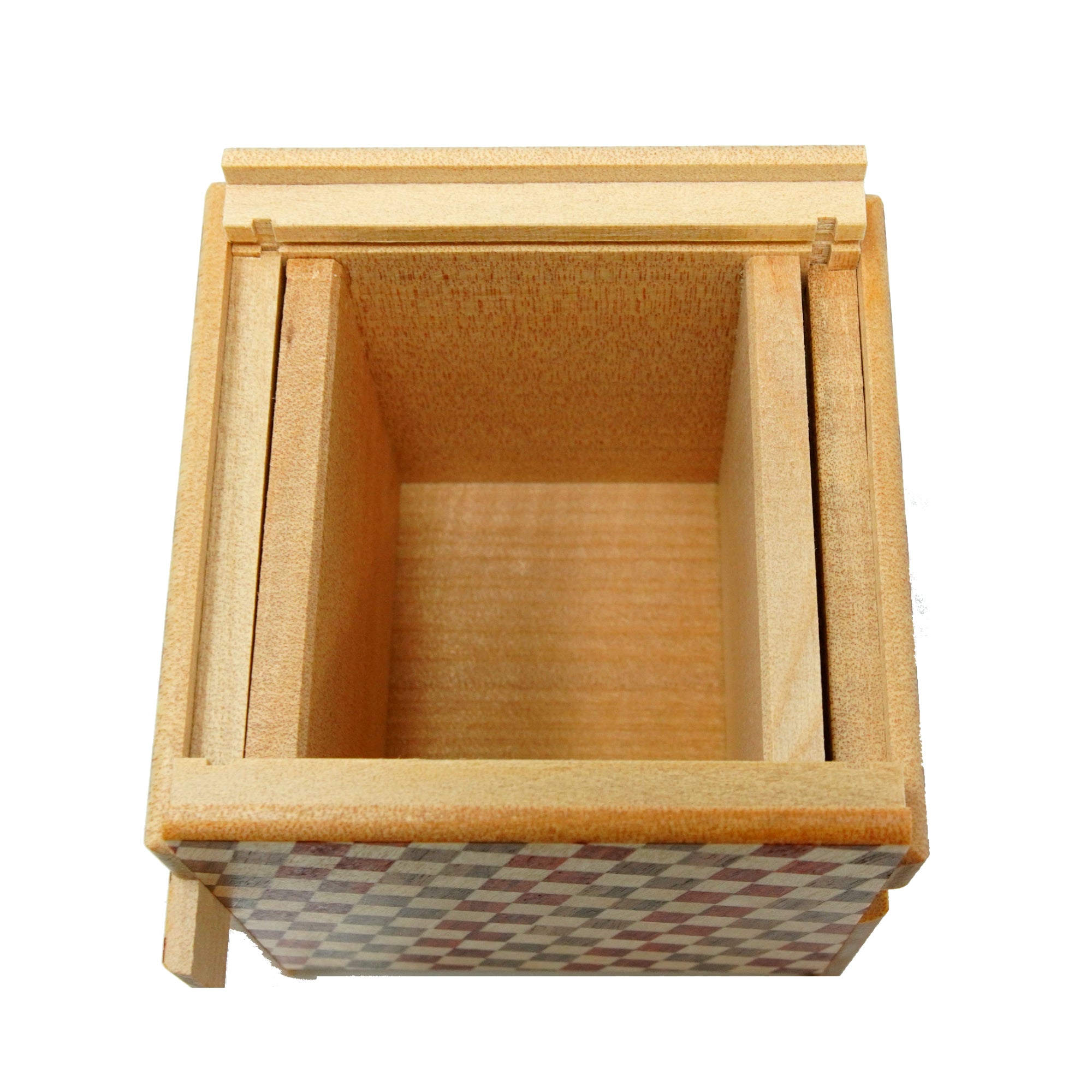Japanese Puzzle Box - 3 Sun Cube 14 Steps - Ichimatsu