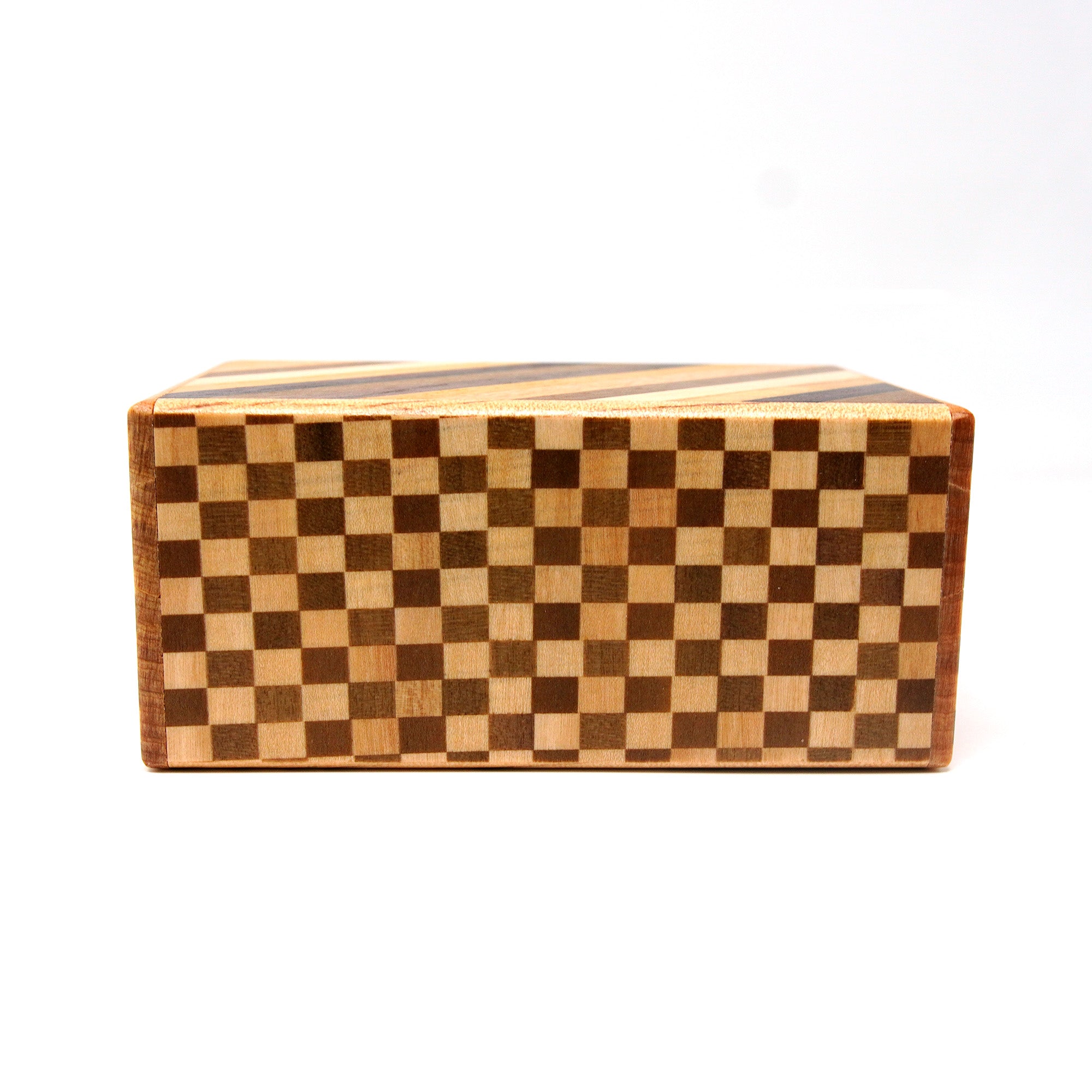 Japanese Puzzle Box - 4 Sun 14 Steps - Stripes/ Ichimatsu