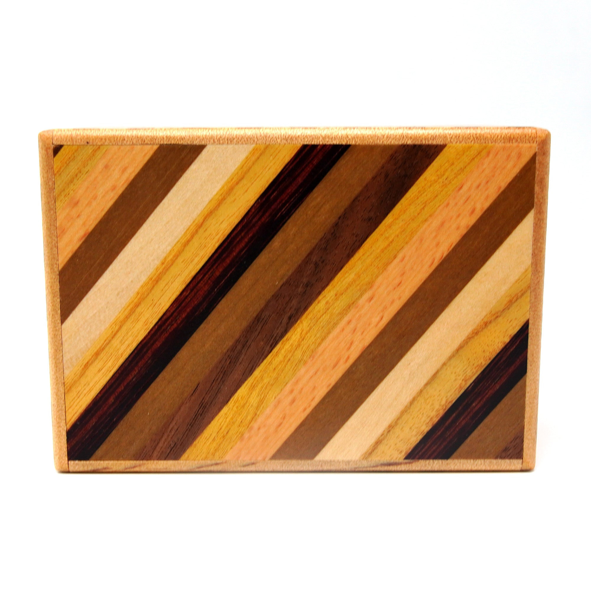 Japanese Puzzle Box - 4 Sun 14 Steps - Stripes/ Ichimatsu