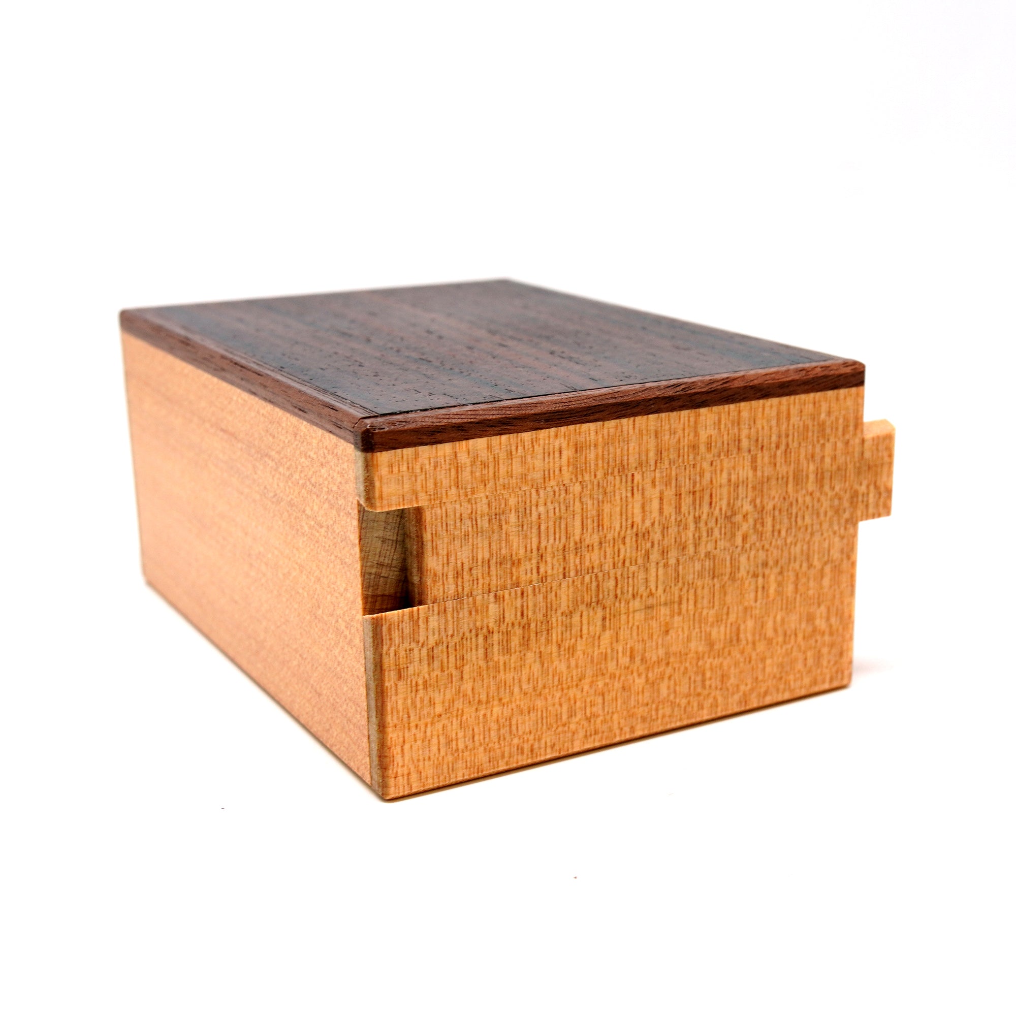 Japanese Puzzle Box - 4 Sun 14 Steps - Rosewood/ Agathis