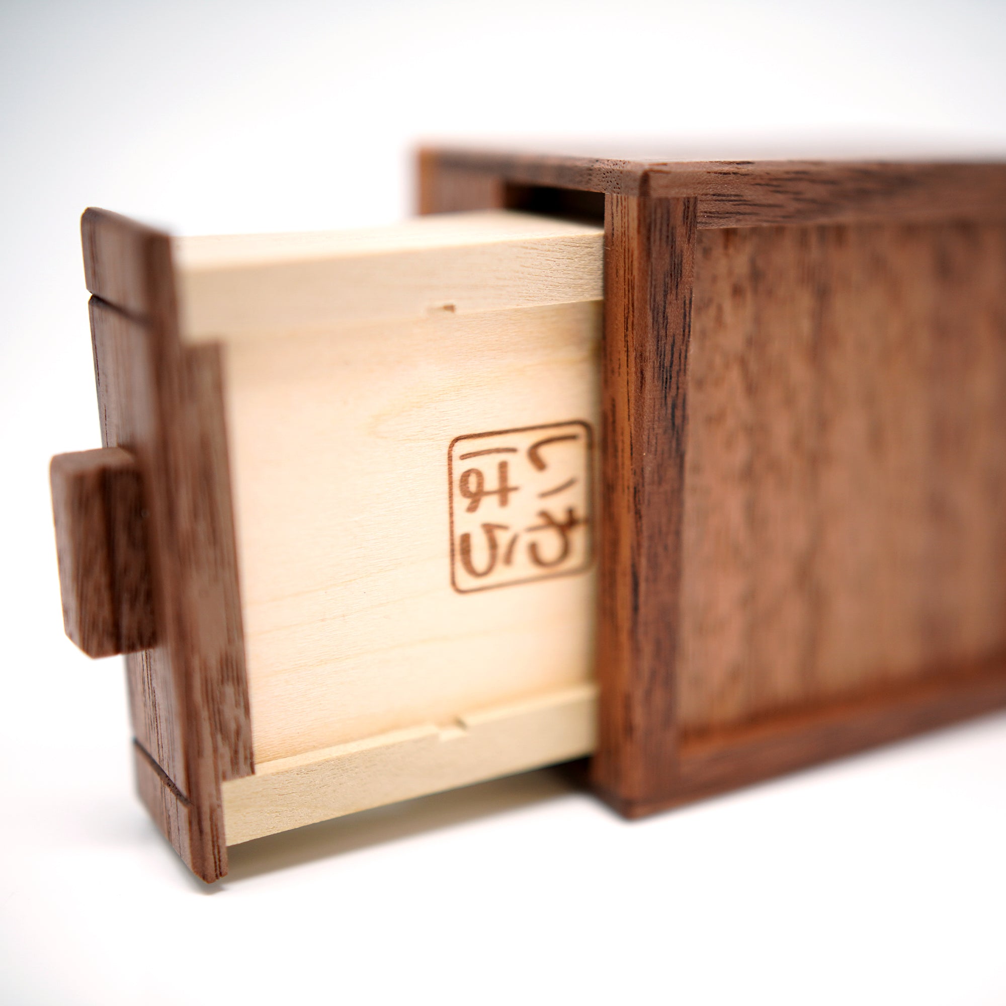 Secret Box With A Tree And A Star Puzzle Box - Pre Owned