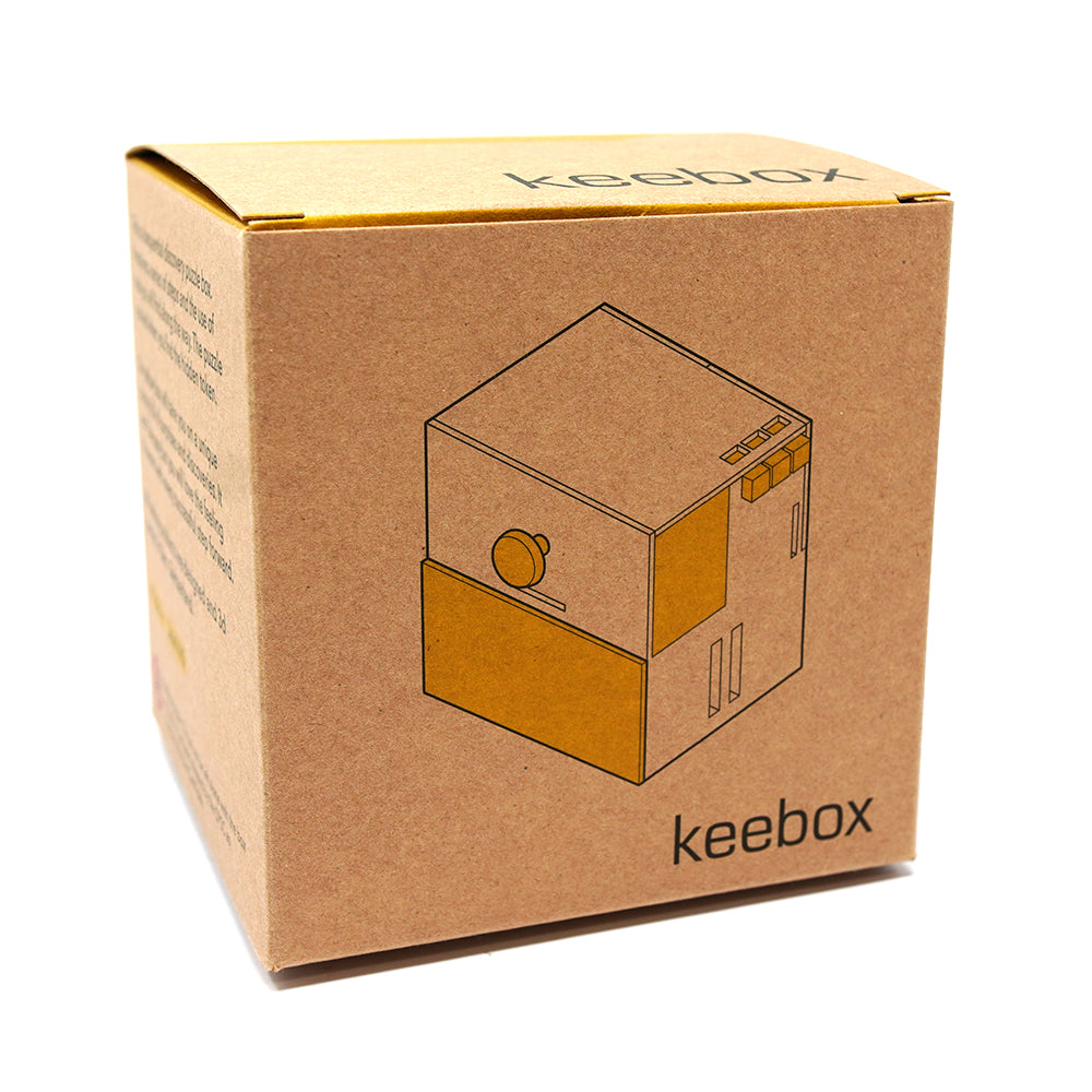 Keebox Yellow Puzzle Box