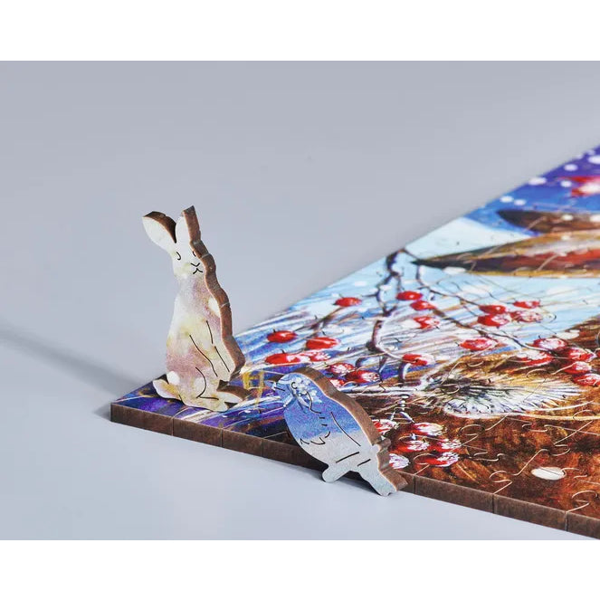 Moon Gazing Hare Jigsaw Puzzle