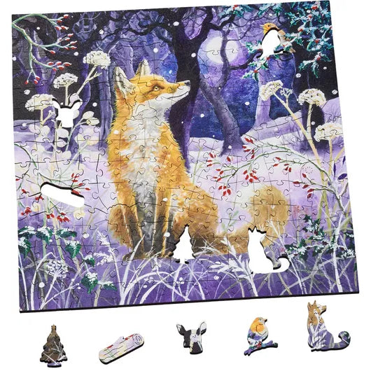 Moonlit Fox Jigsaw Puzzle