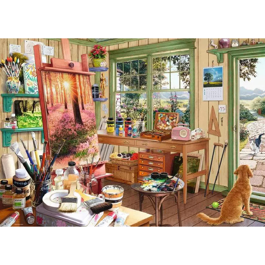 The Artist's Shed My Haven No. 11 Jigsaw - 1000 Pieces