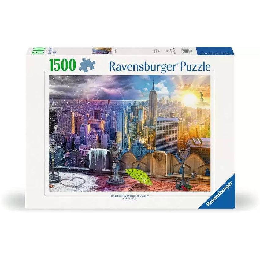 New York Summer and Winter Jigsaw - 1500 Pieces