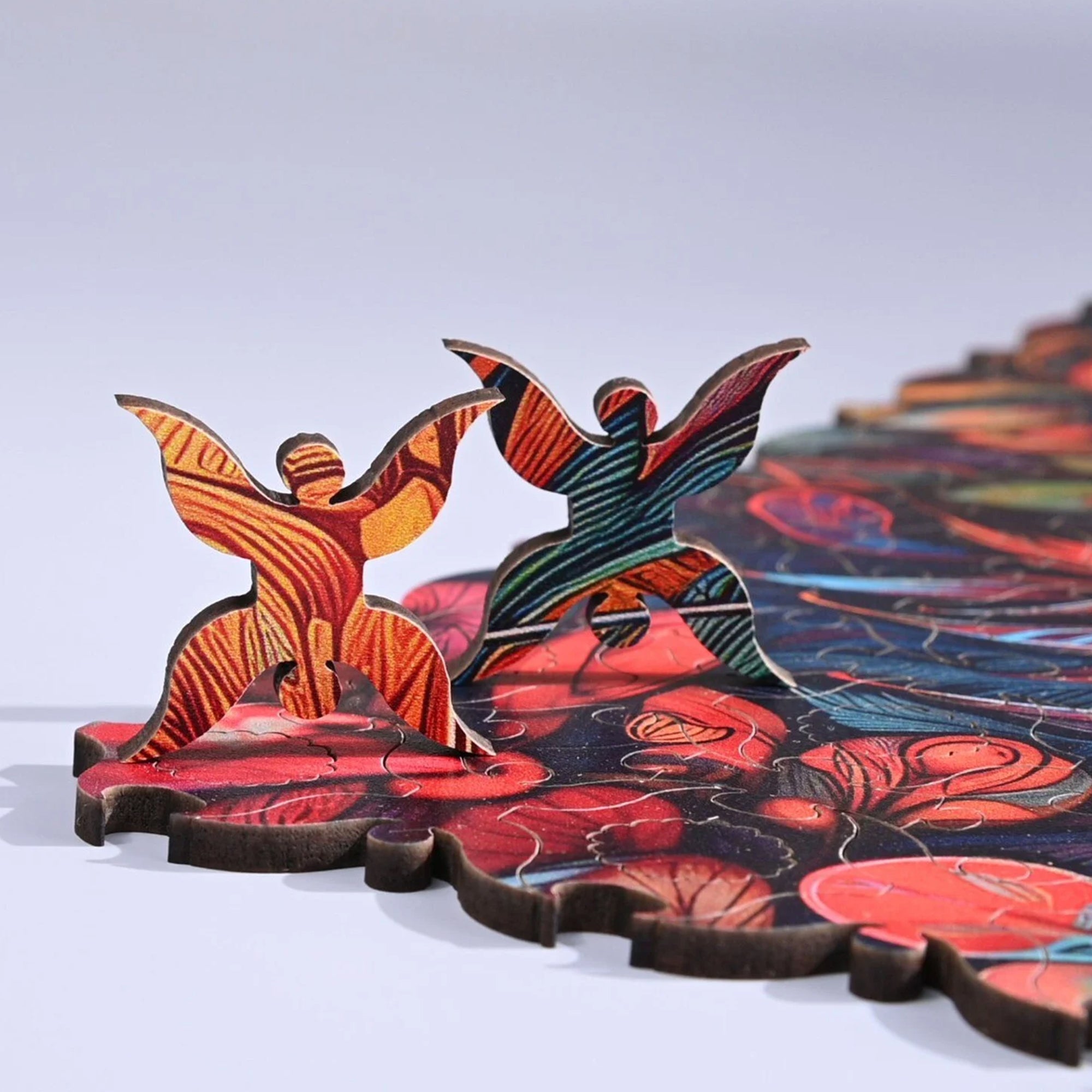Ornamental Floral Fox Jigsaw Puzzle