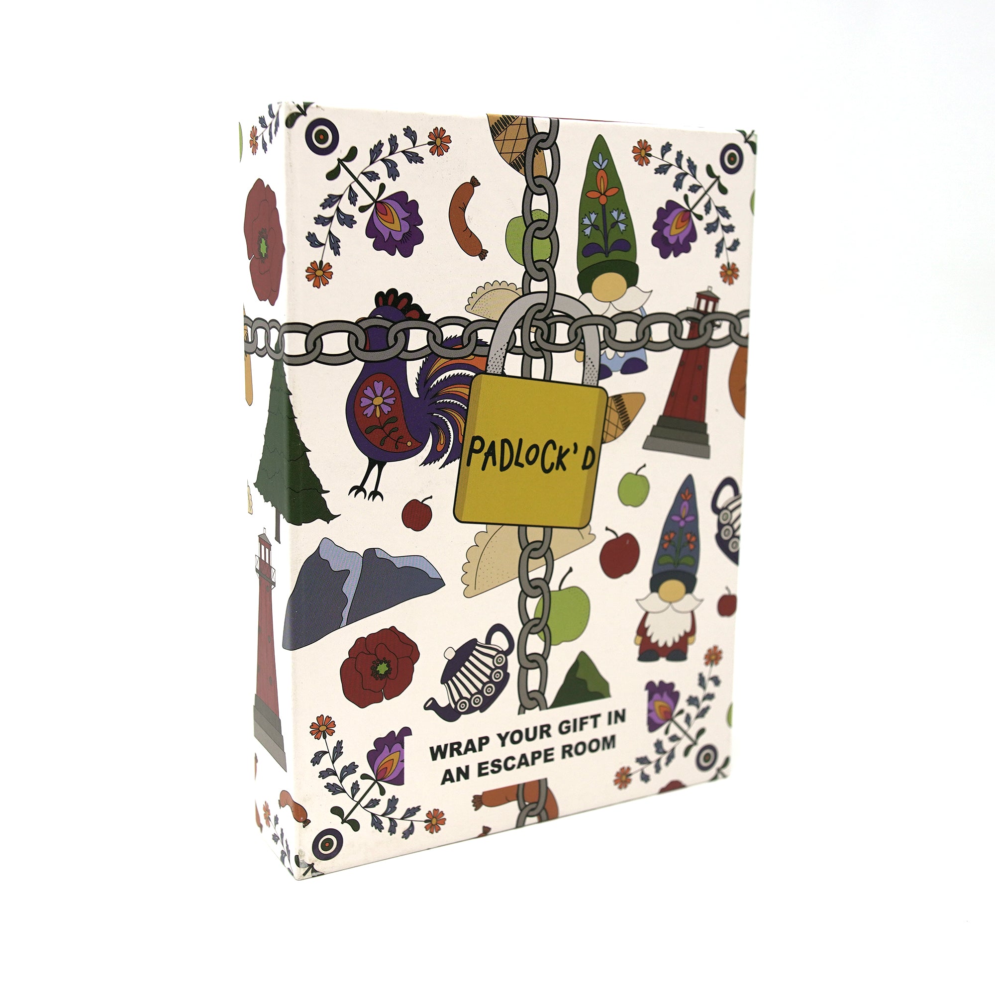 Padlock'd Poland - Puzzle Gift Wrap