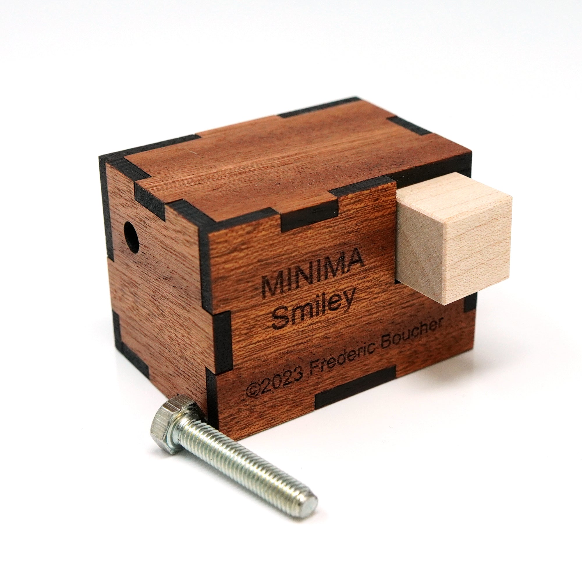 Minima Smiley Puzzle - Wooden