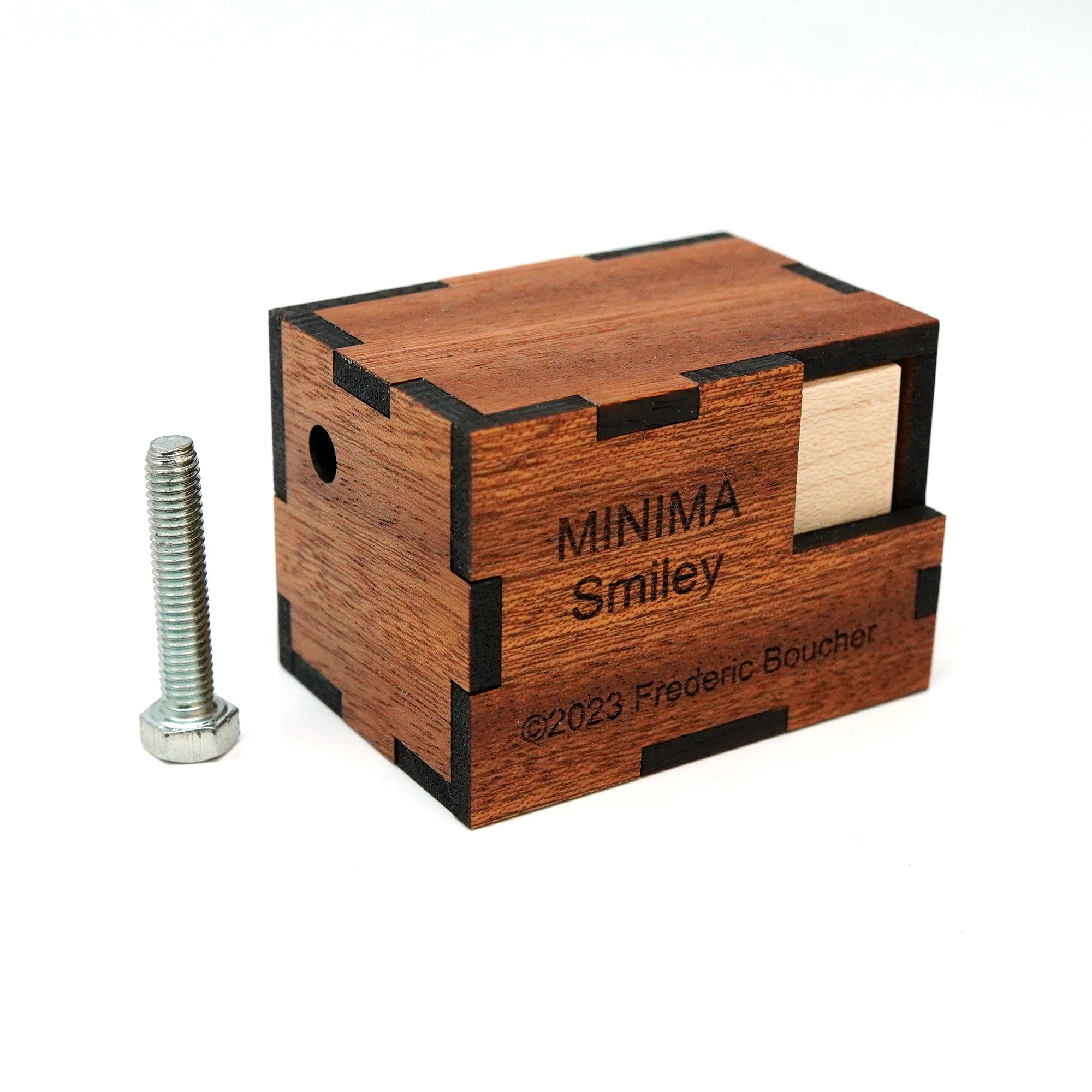 Minima Smiley Puzzle - Wooden