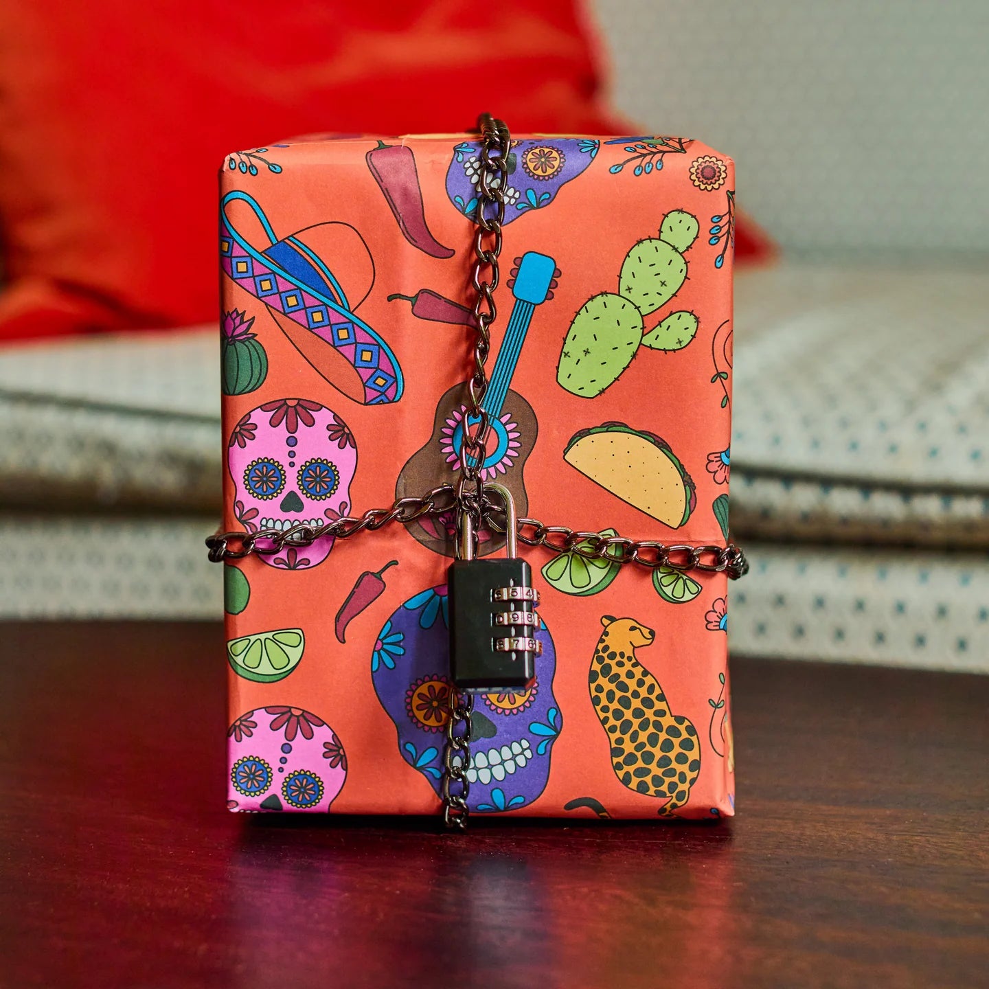 Padlock'd Mexico - Puzzle Gift Wrap