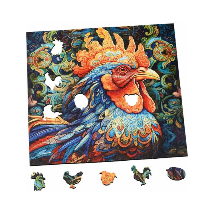 Radiant Rooster Jigsaw Puzzle