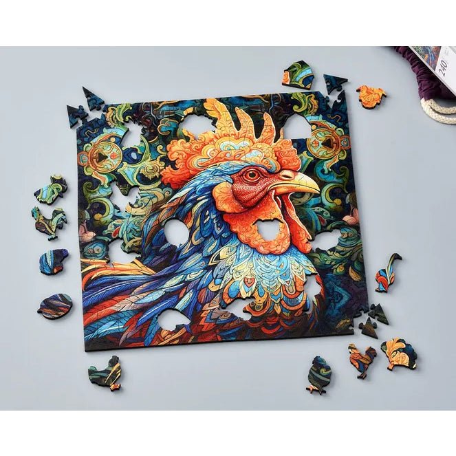 Radiant Rooster Jigsaw Puzzle