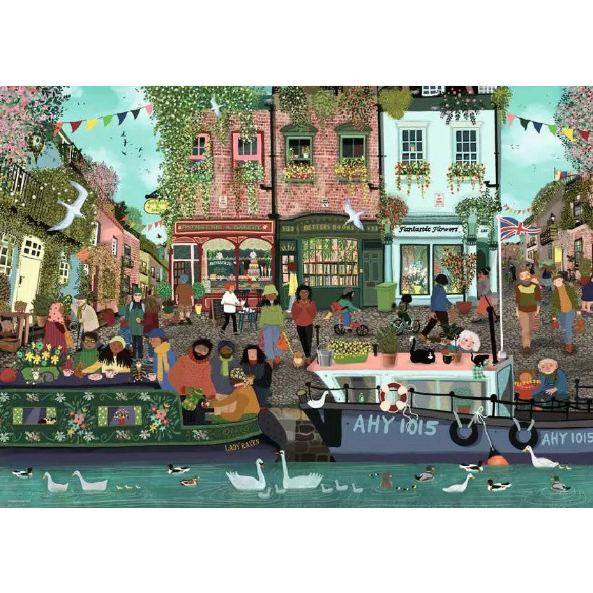 Riverside Town Jigsaw - 1000 Pieces