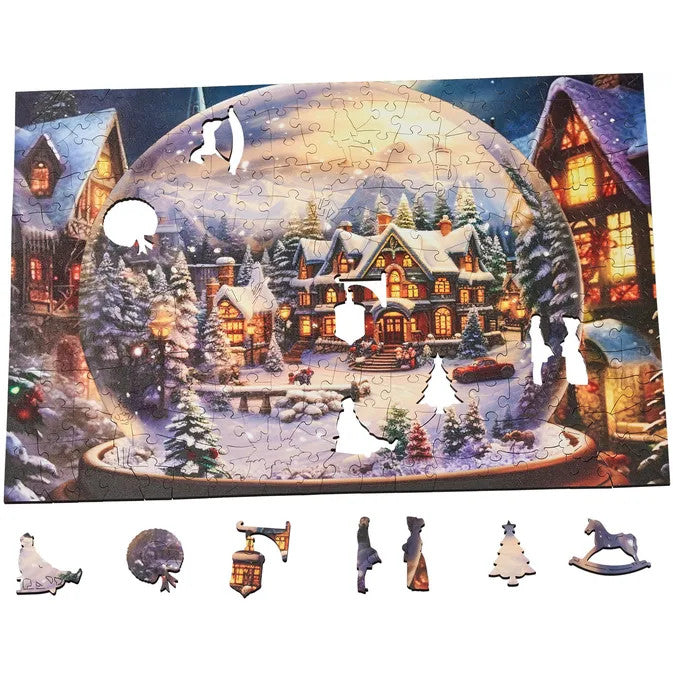Snow Globe Village Jigsaw Puzzle