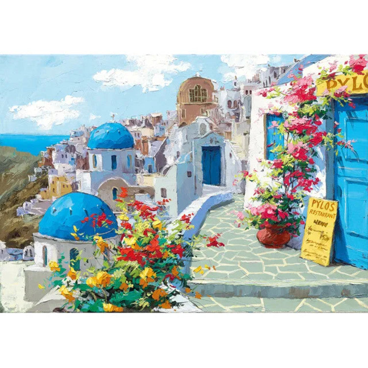 Spring In Santorini Jigsaw Puzzle