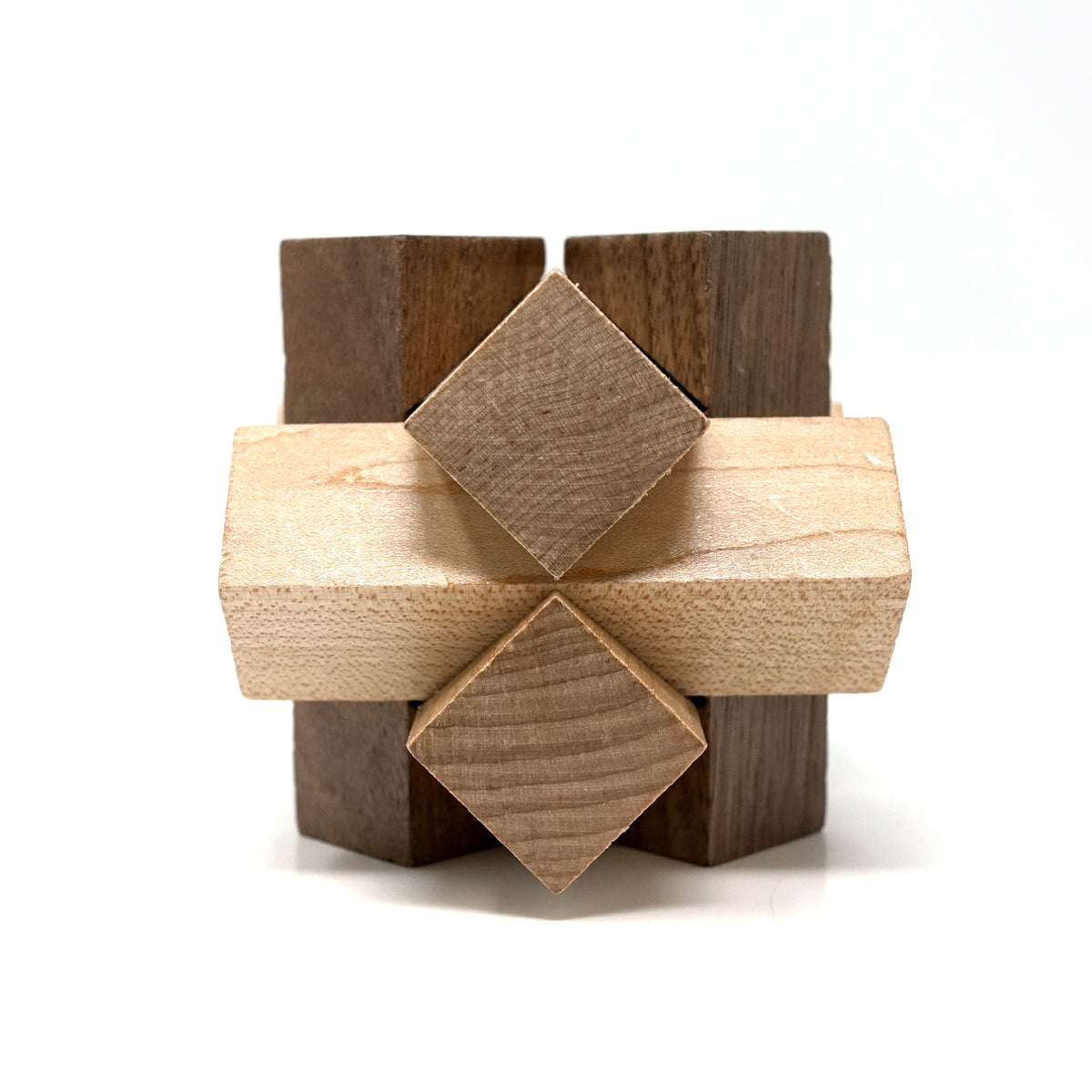 Two Tone Wooden Puzzle Set