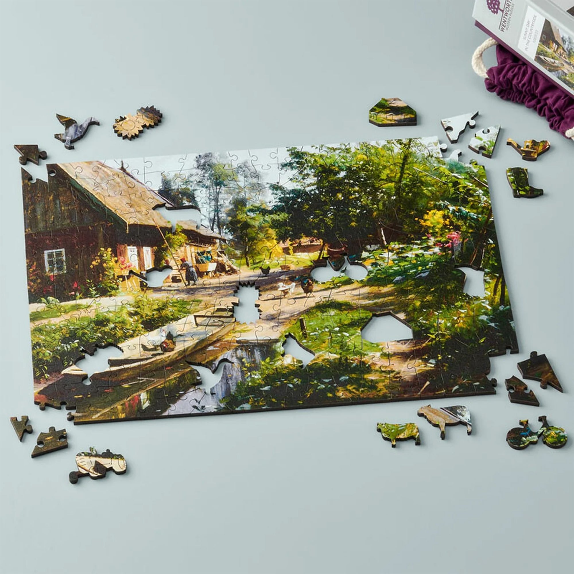 Sunny Day in the Countryside Jigsaw Puzzle