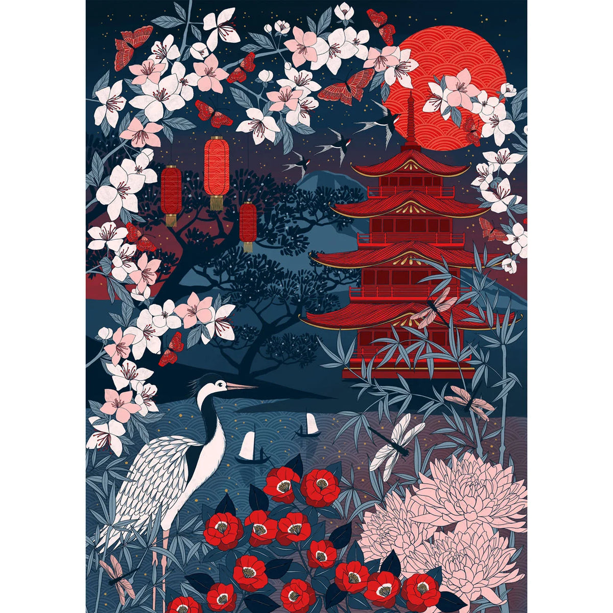 The Art File: Sakura Heights Jigsaw - 1000 Pieces