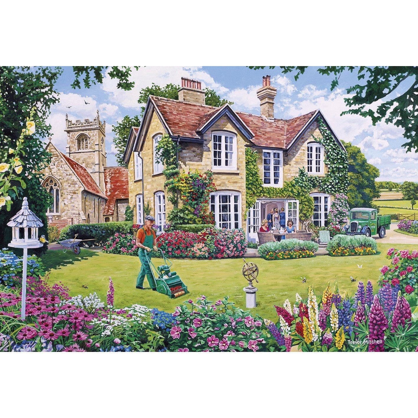The Gardener's Round Jigsaws - 4 x 500 Pieces