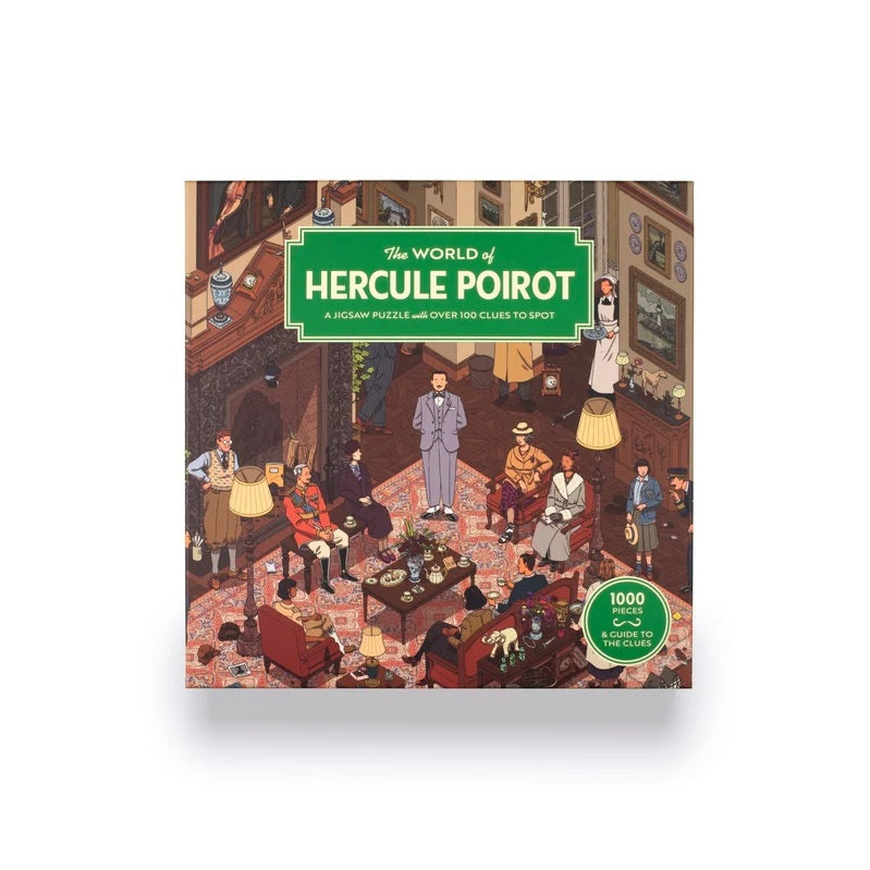 World of Hercule Poirot A 1000 piece Jigsaw Puzzle - University Bookshop World of Hercule Poirot A 1000 piece Jigsaw Puzzle - University Bookshop