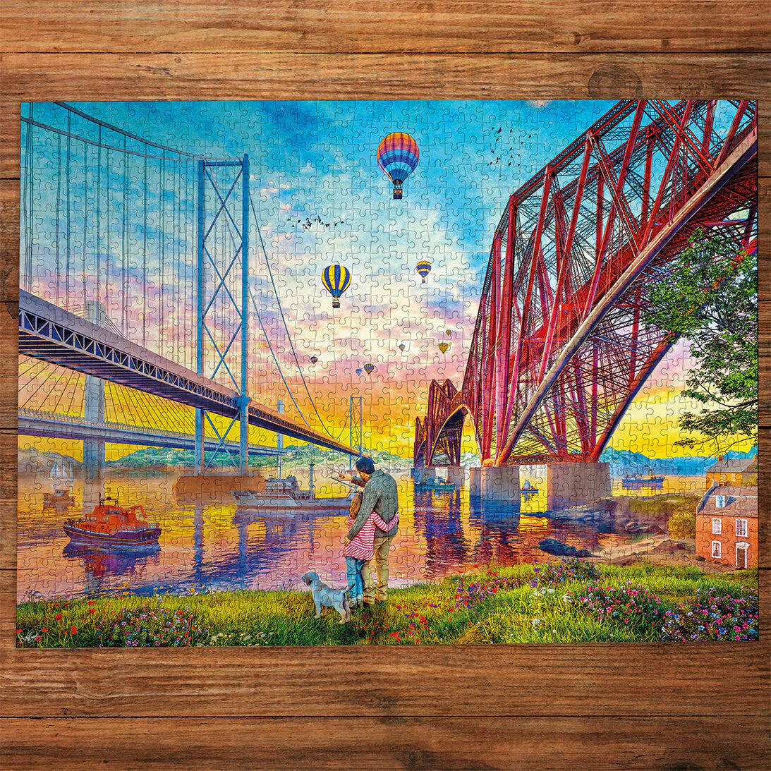Three Bridges Crossing Jigsaw - 1000 Pieces
