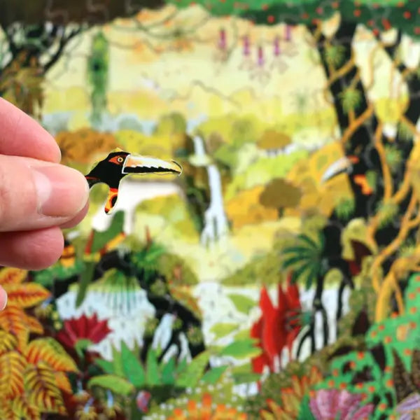 Toucans A La Cascade Jigsaw Puzzle