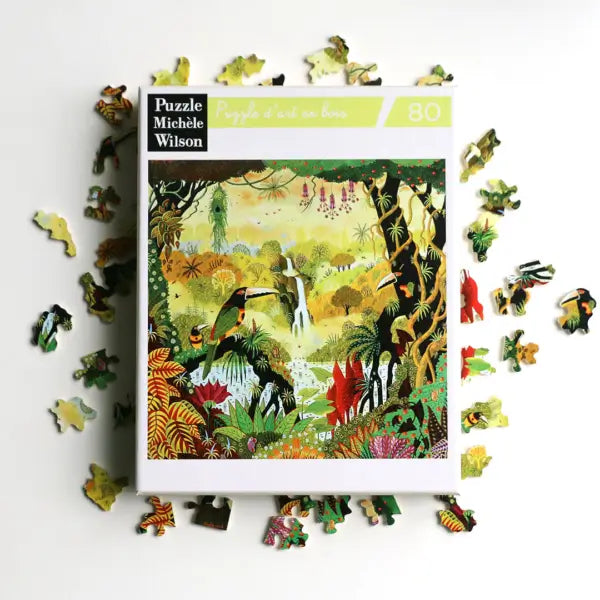 Toucans A La Cascade Jigsaw Puzzle