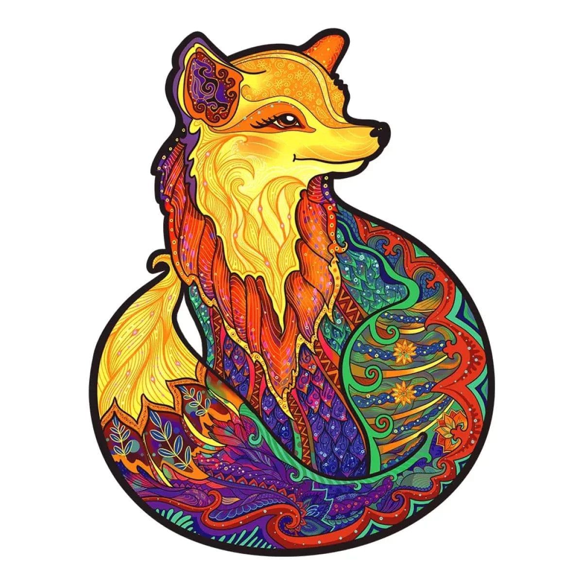 Alluring Fox Wooden Jigsaw
