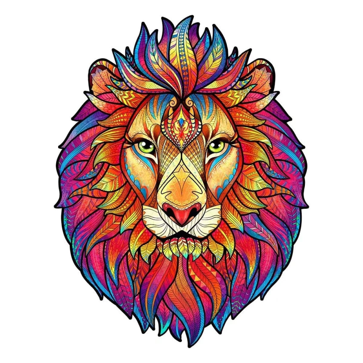 Mysterious Lion Wooden Jigsaw