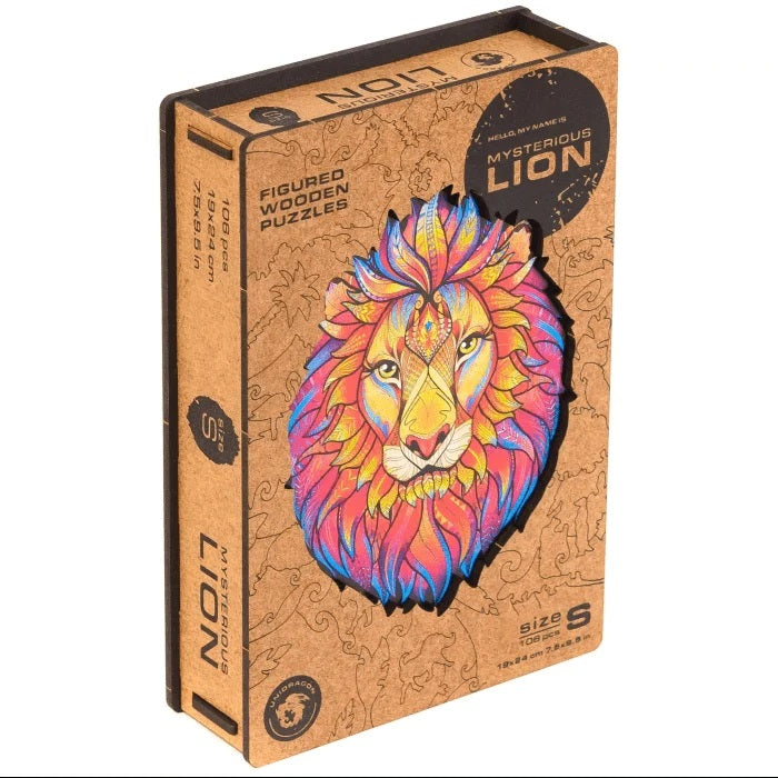 Mysterious Lion Wooden Jigsaw