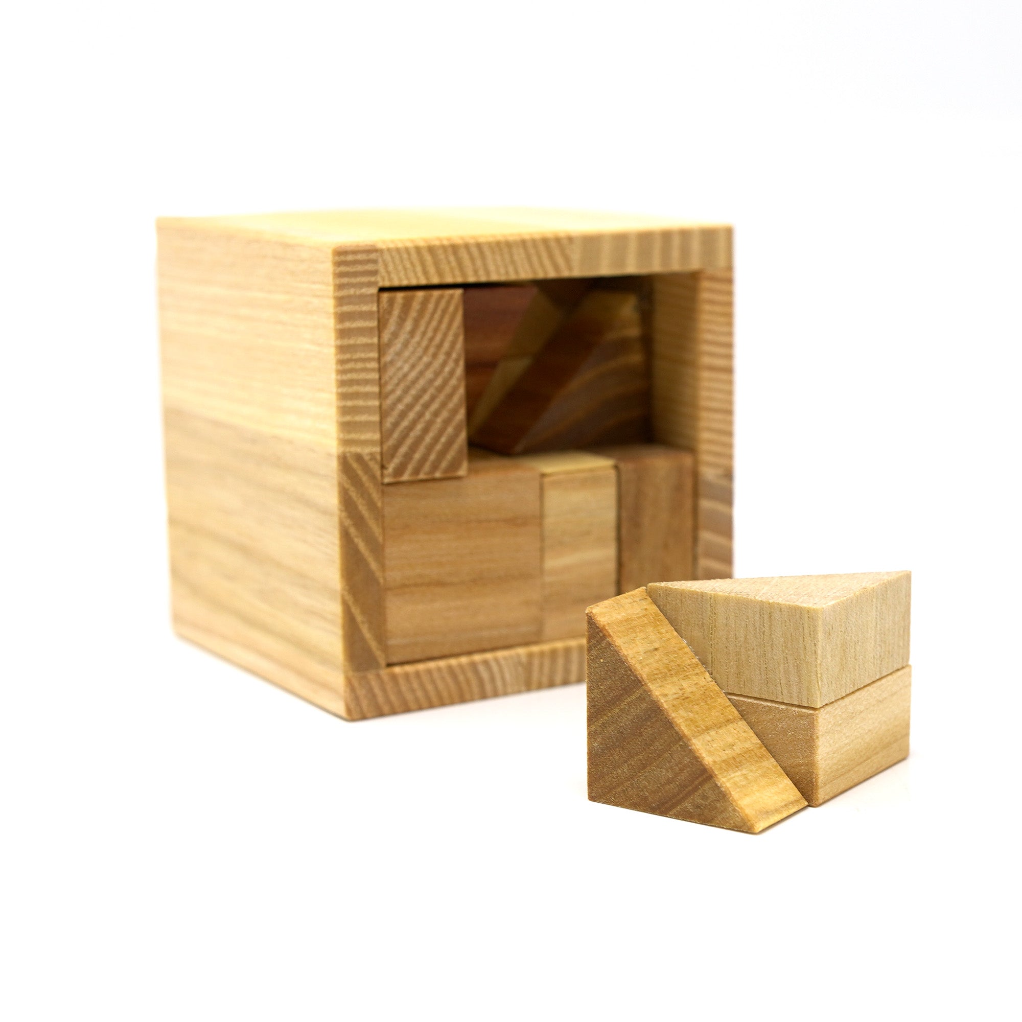 Three Wedges Wooden Puzzle