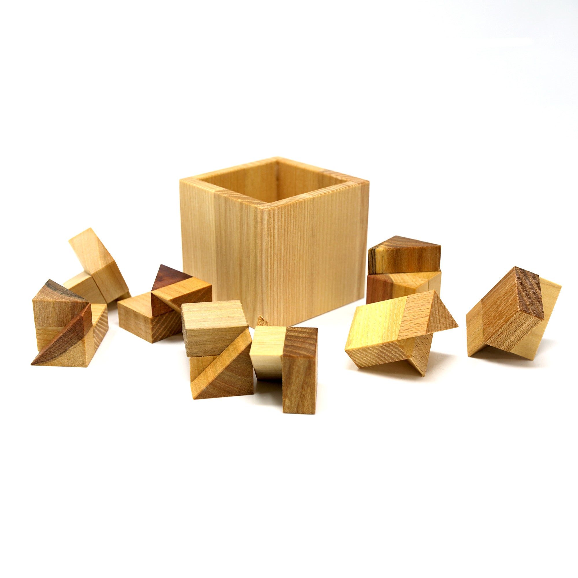 Three Wedges Wooden Puzzle