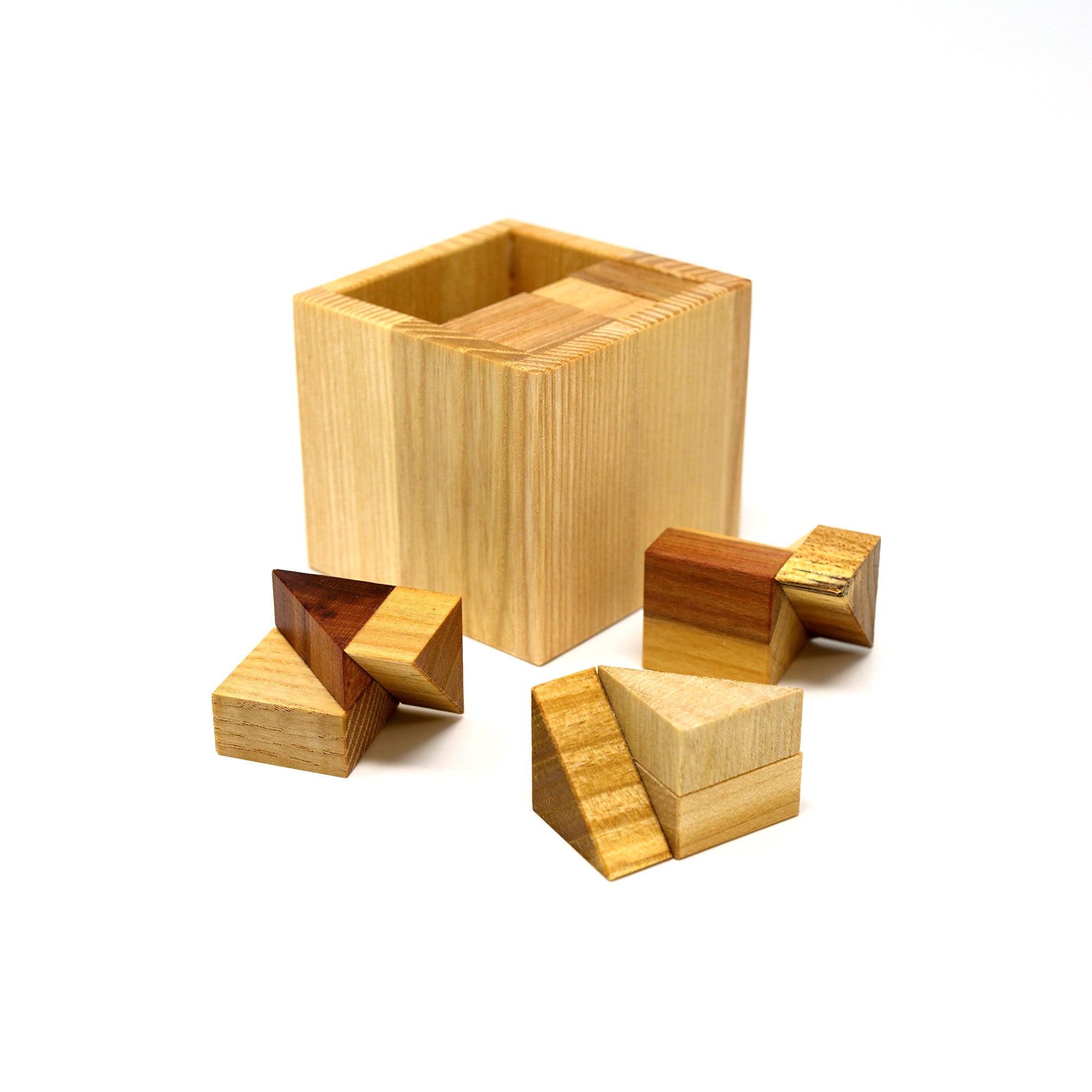 Three Wedges Wooden Puzzle