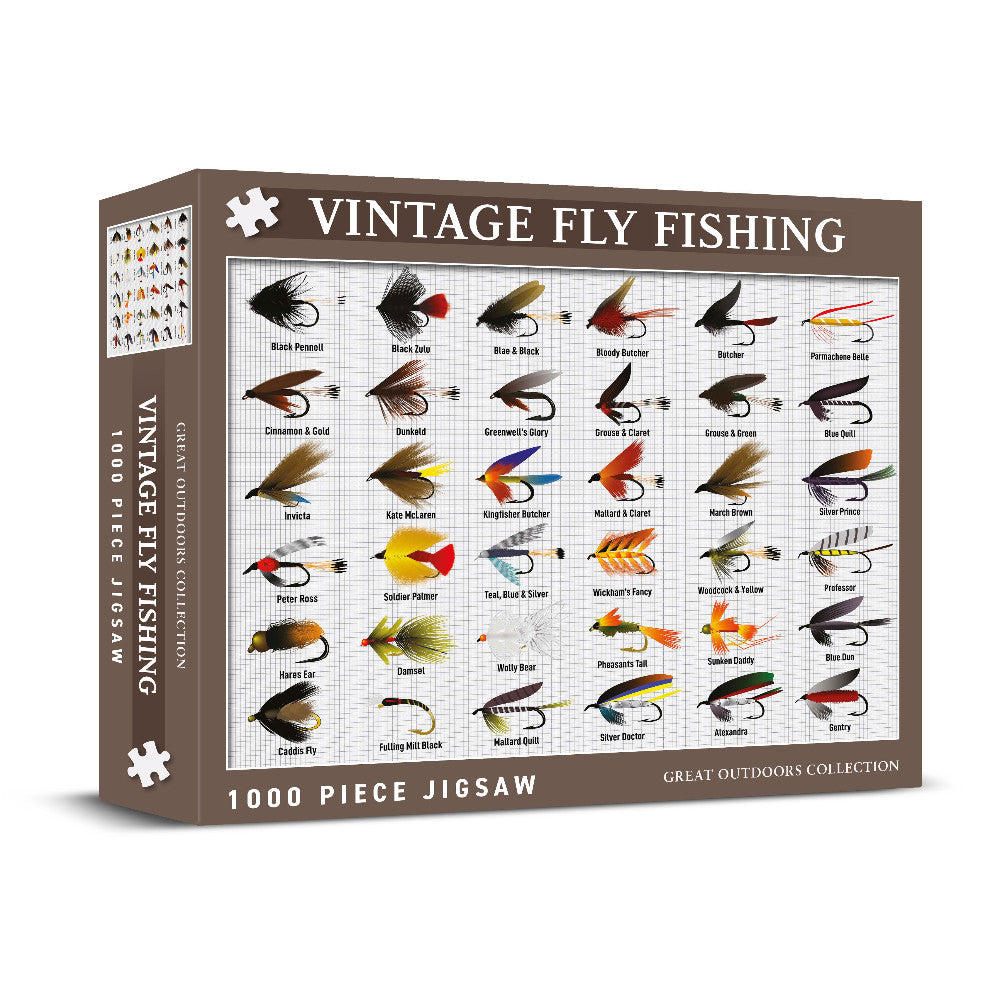 Vintage Fly Fishing Jigsaw - 1000 Pieces
