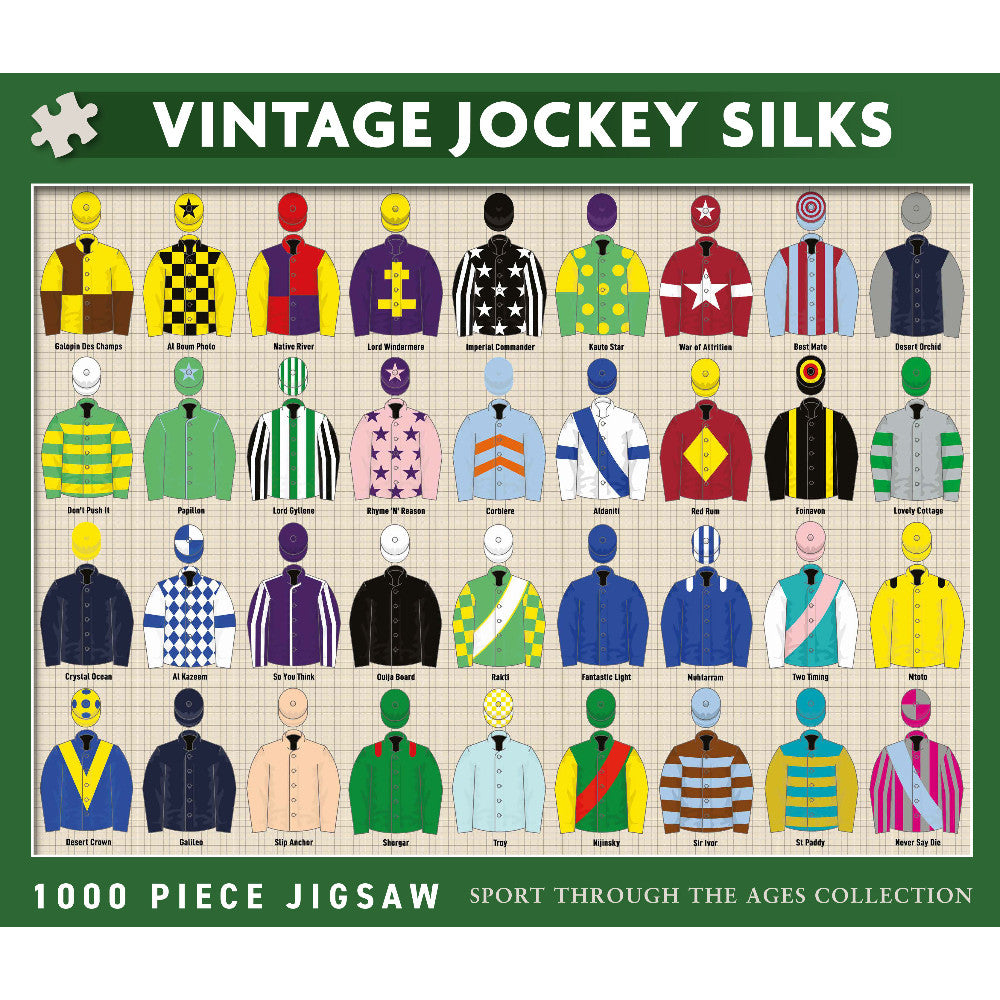 Vintage Jockey Silks Jigsaw - 1000 Pieces