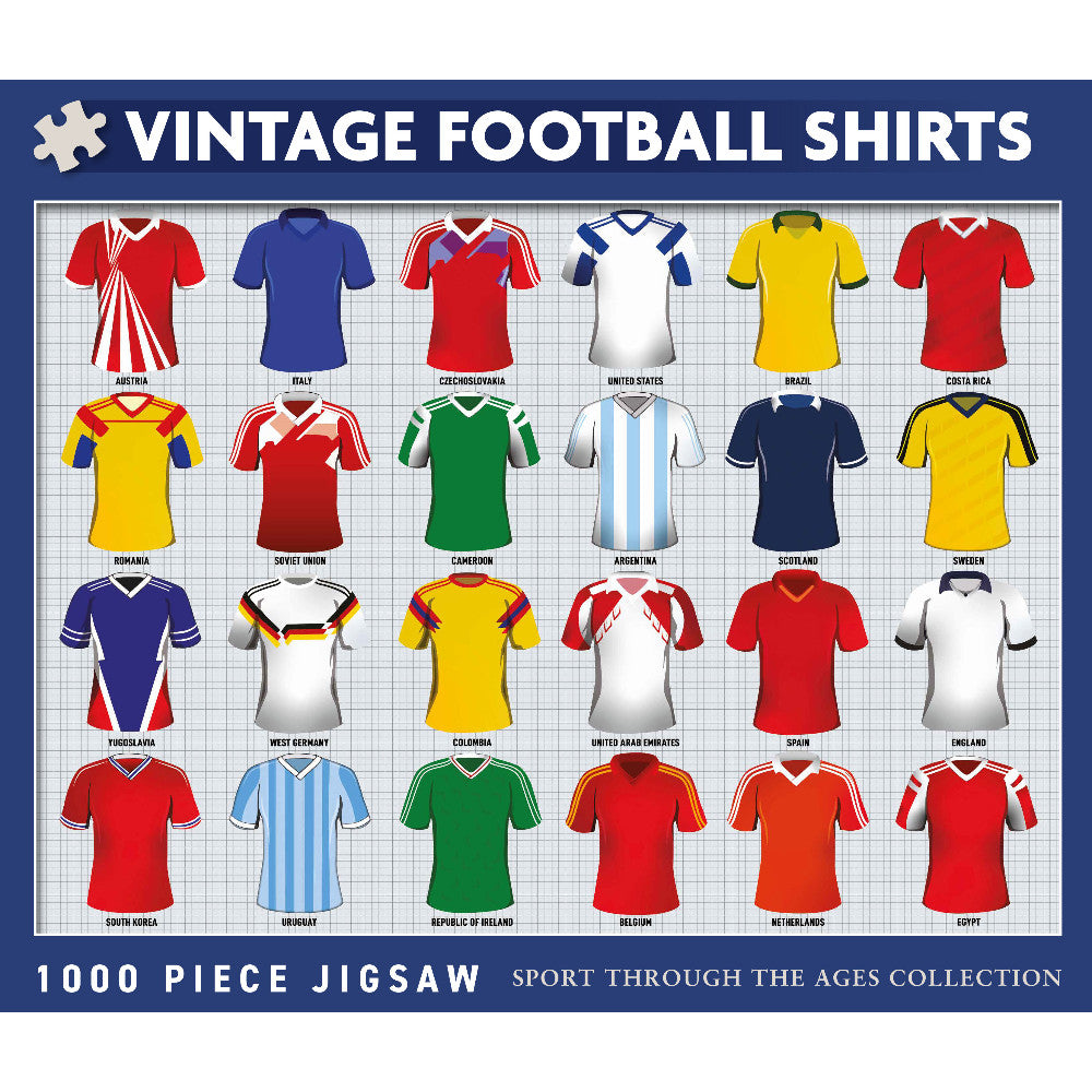 Vintage Football Tops Jigsaw - 1000 Pieces