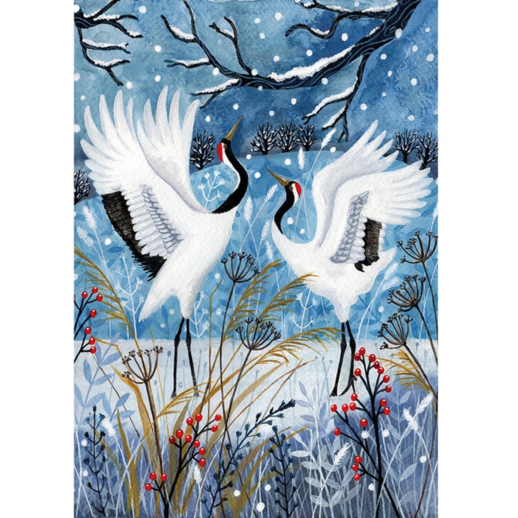 Dancing Cranes Jigsaw Puzzle