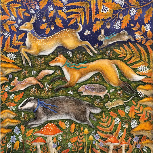 Autumn Gathering Jigsaw Puzzle