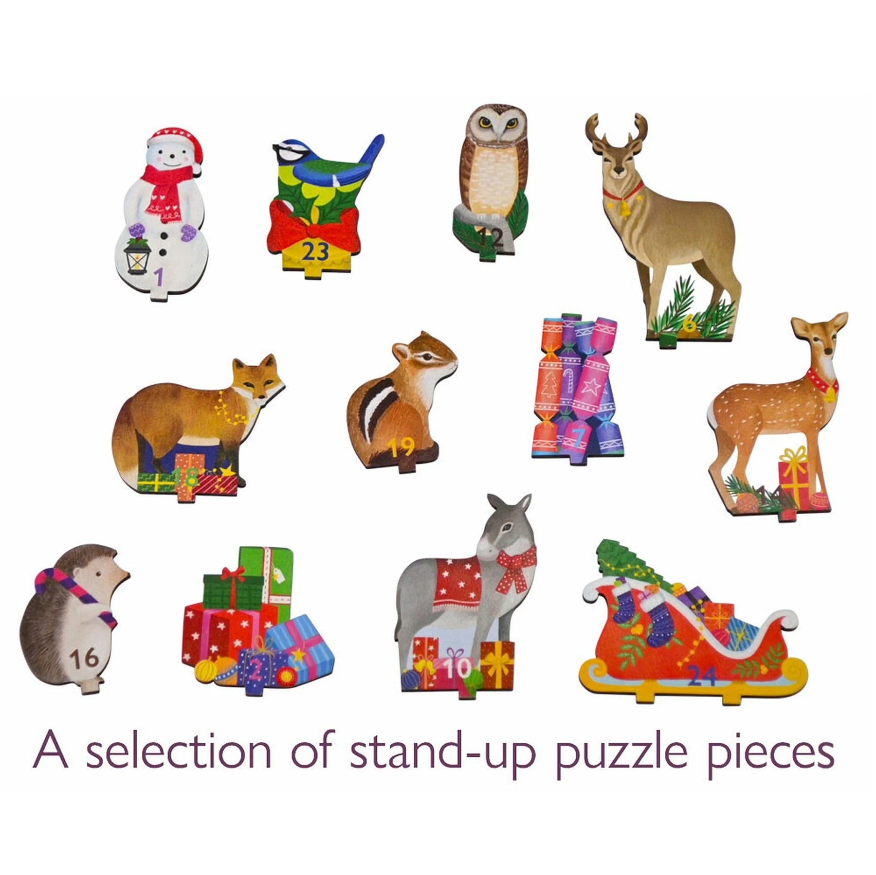 Winter Woodland Advent Calendar Jigsaw Puzzle