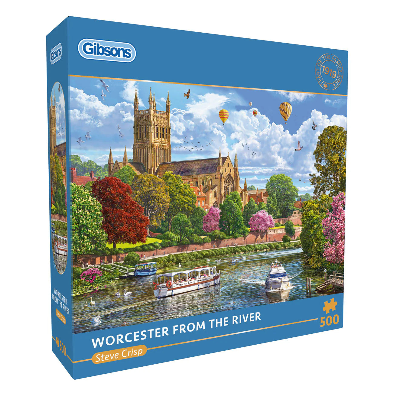 Worcester From The River Jigsaw - 500 Pieces