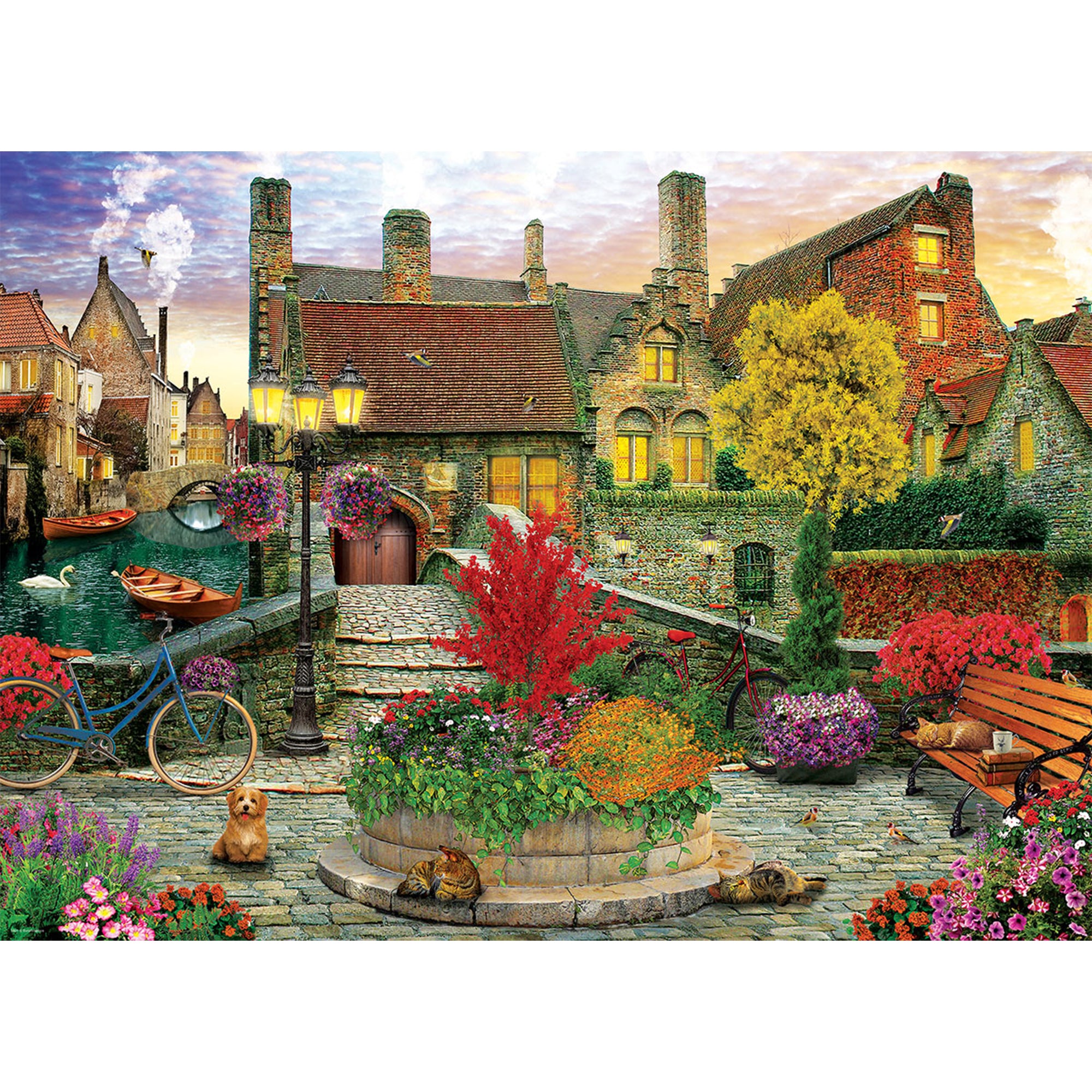 Old Town Living Jigsaw - 1000 Pieces