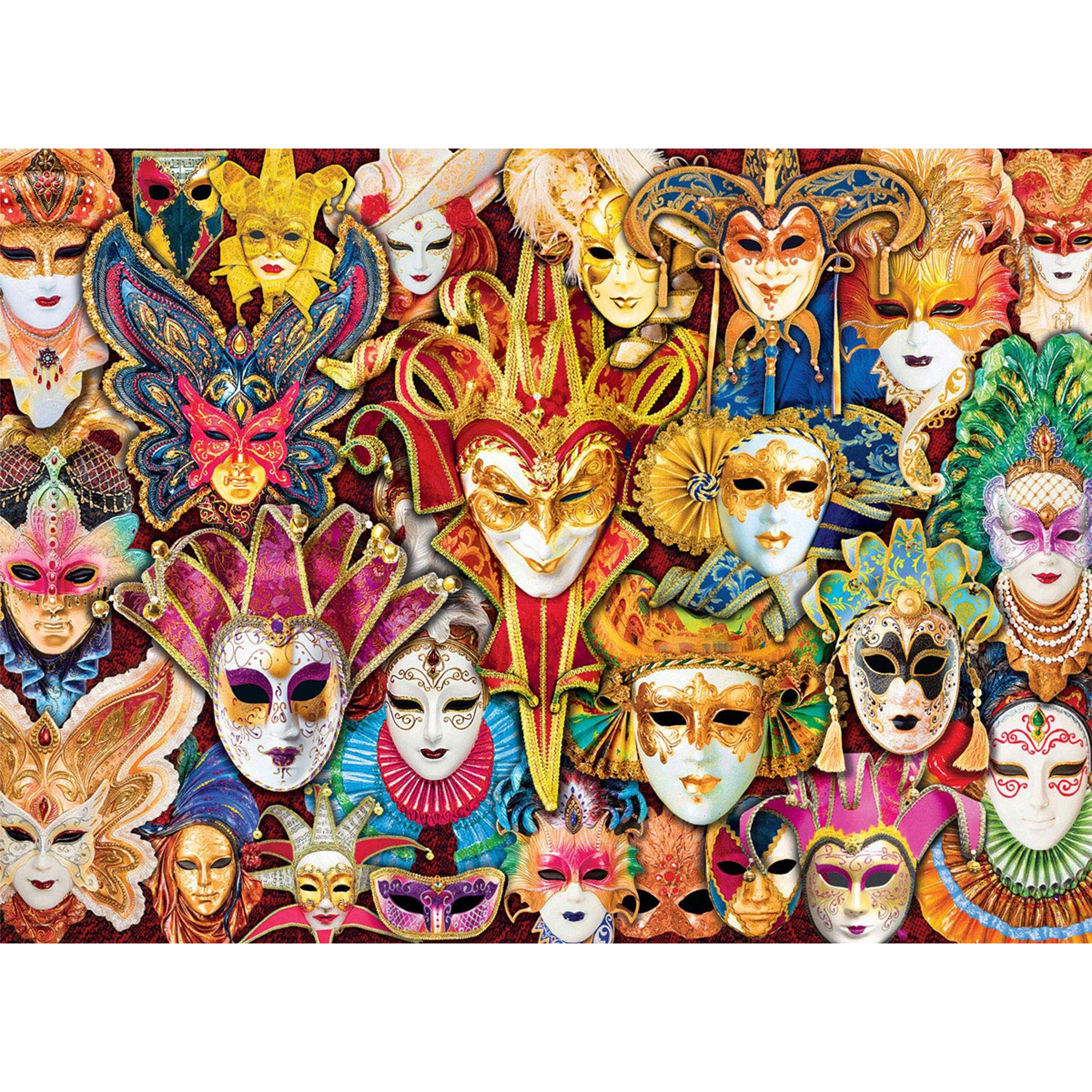 Venitian Masks Jigsaw - 1000 Pieces