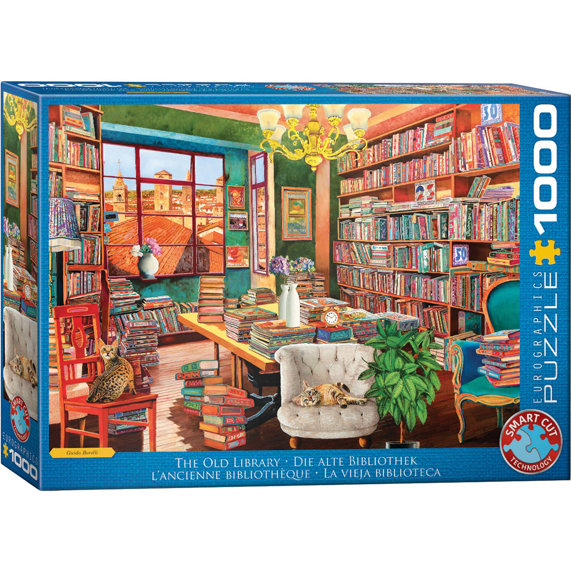 The Old Library Jigsaw - 1000 Pieces