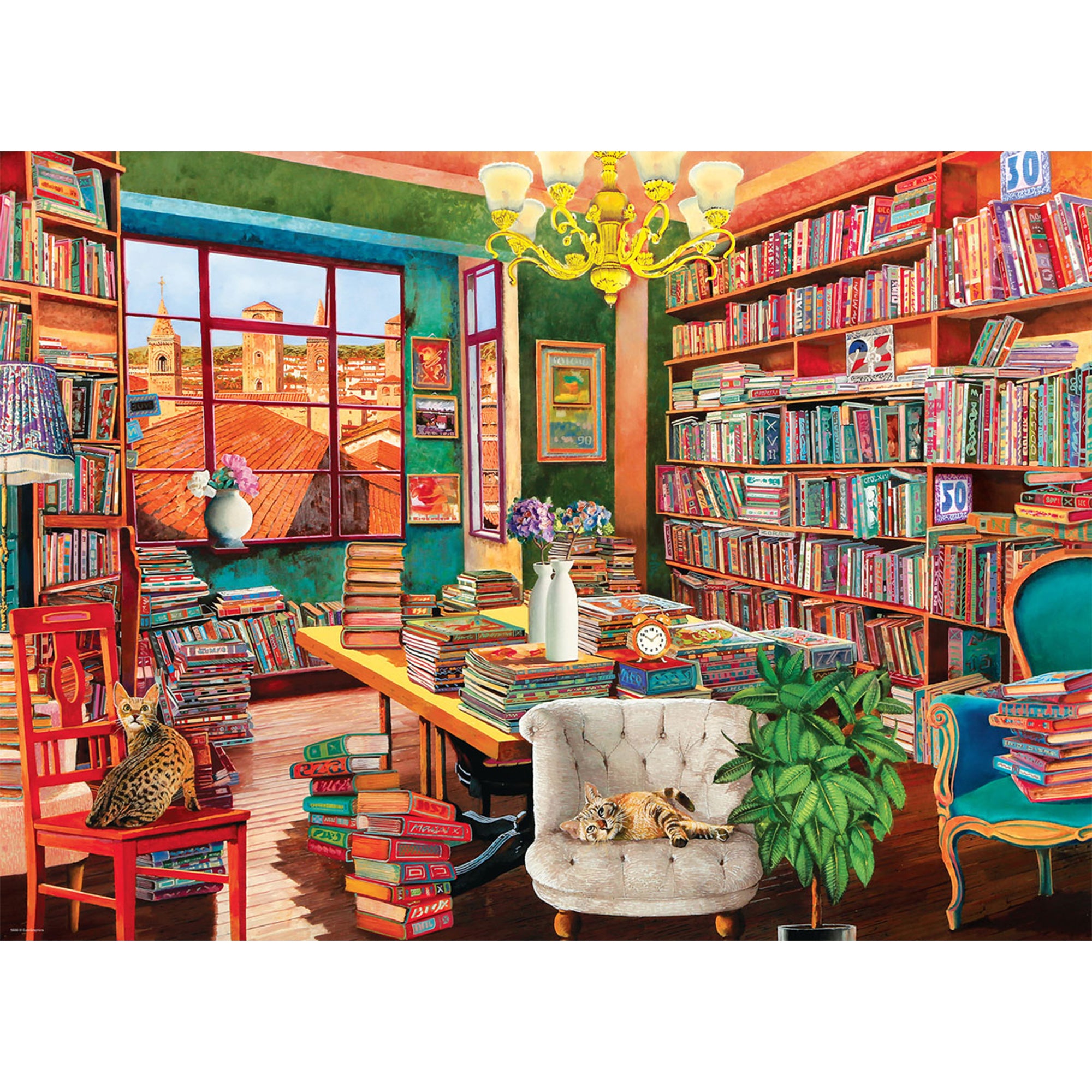 The Old Library Jigsaw - 1000 Pieces