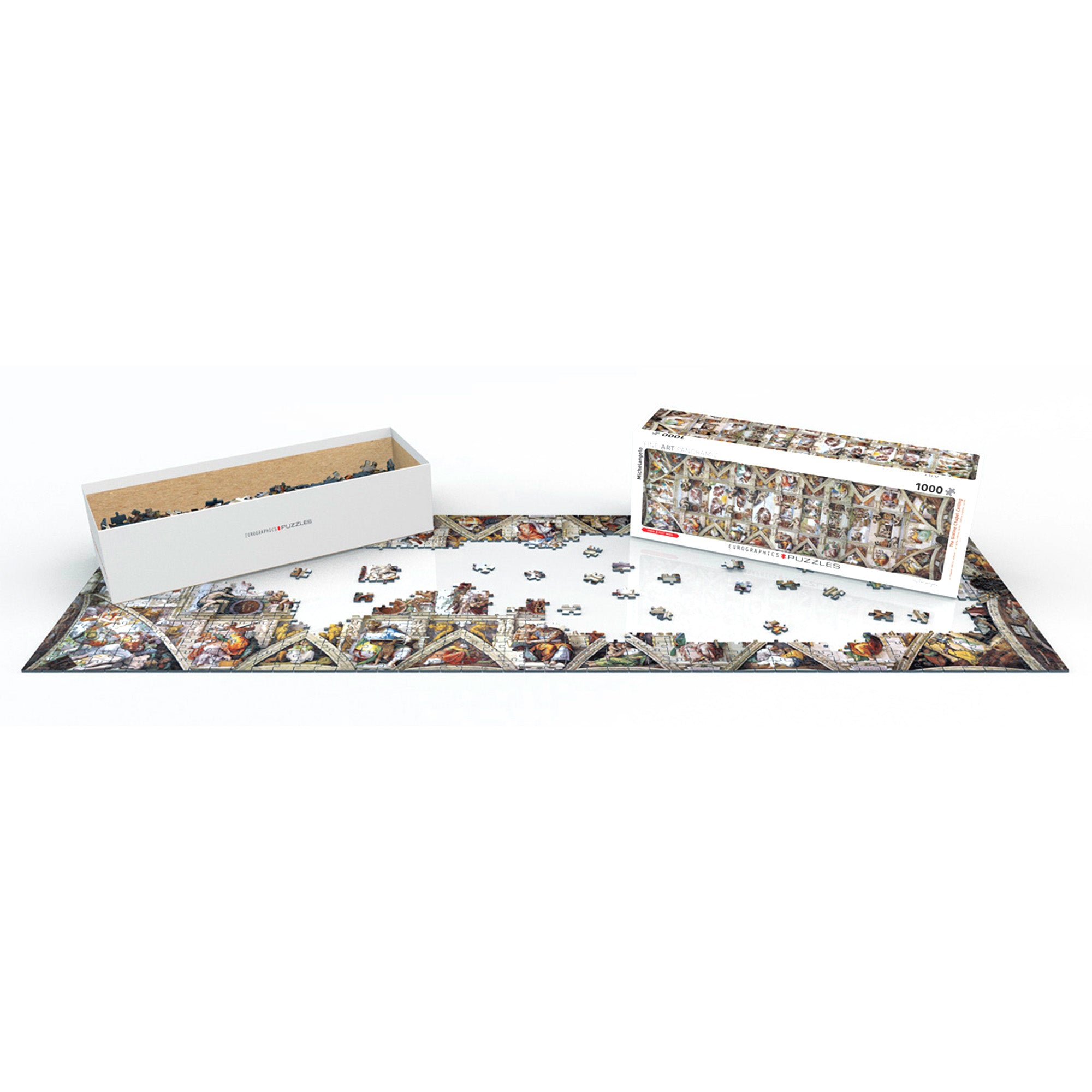 Sistine Chapel Ceiling Panoramic Jigsaw - 1000 Pieces